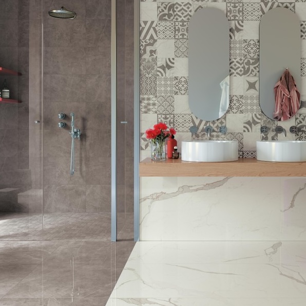 Dream Marble Jolie Grey 60x60 Rett Matt - AS8035