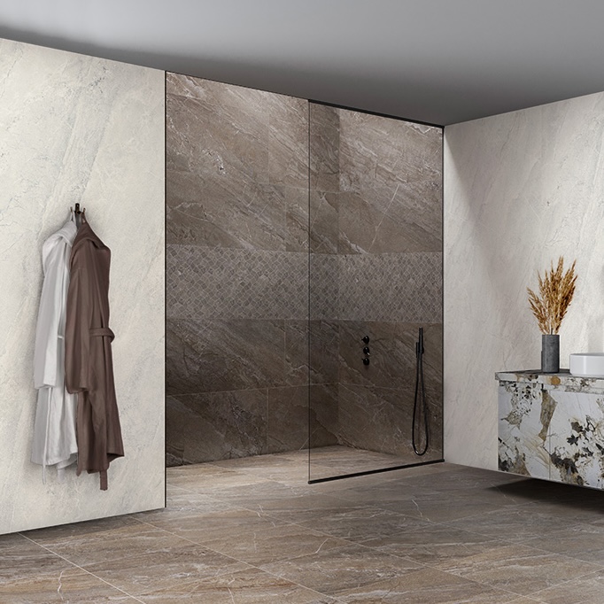 Jerusalem Stone Effect Porcelain Stoneware Matt Brown 30X60 - EAMR972