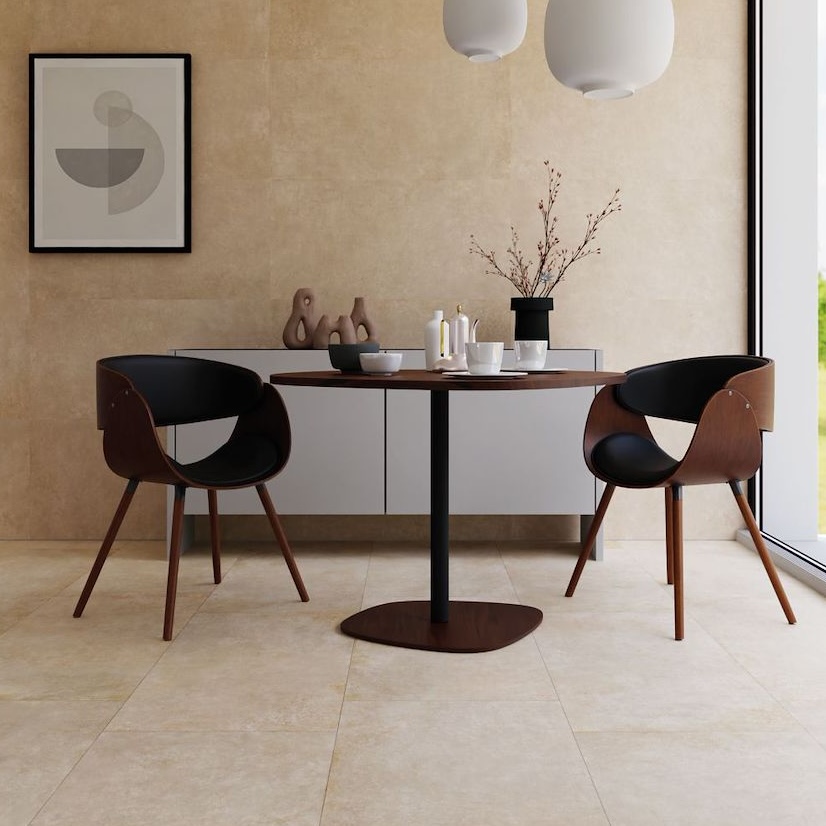 White Modern Concrete Effect Porcelain Tile 30X60 - ECCT417