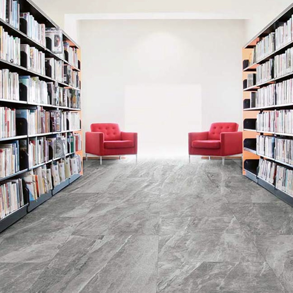 Refined Marble Effect Porcelain Tile Matt Gray 60X60 - ECPO813