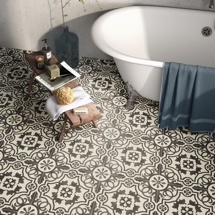 Elios D_Esign Evo Decoro Palazzo Ducale B&W Sogg.X 20X20 - 079D60X