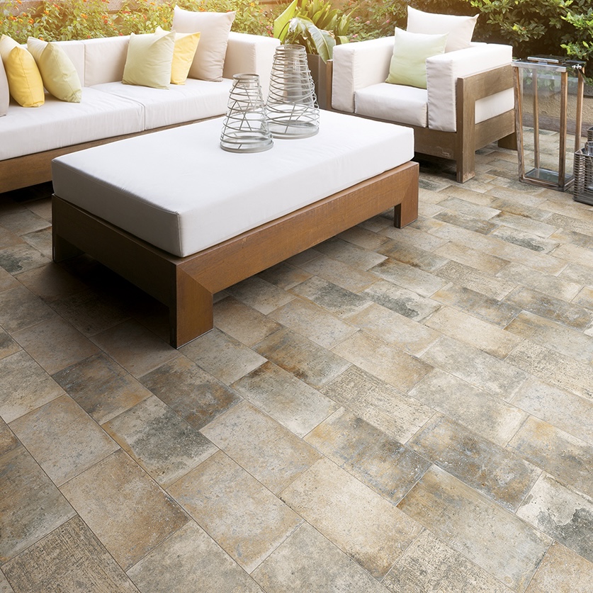 Natural Copper Rustic Terracotta Effect Porcelain Tile 15X30 - EMOR1478