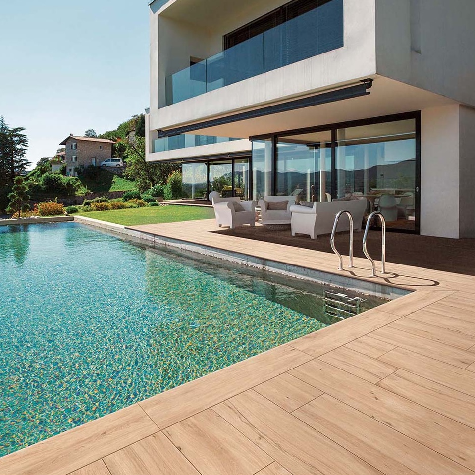 Porcelain Tiles Raw Wood Effect Beige Non-Slip 30X120 - EPBE272