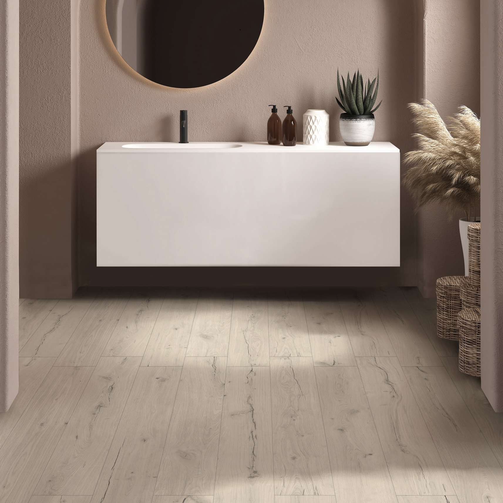 White Antique Wood Effect Porcelain Tile 30X160 - ERRO1412