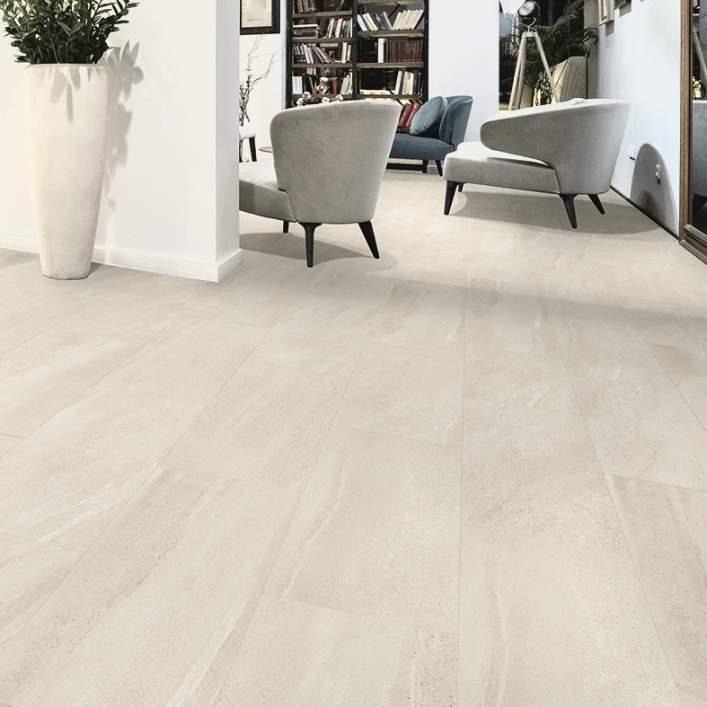 Natural White Refined Stone Effect Porcelain Tile 30.8X61.5 - ESBI1259