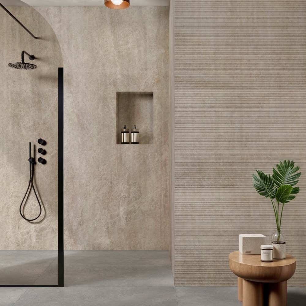 Elegant Marble Effect Porcelain Stoneware Cladding Matt Ivory Rt 60x120 - ETMA1570