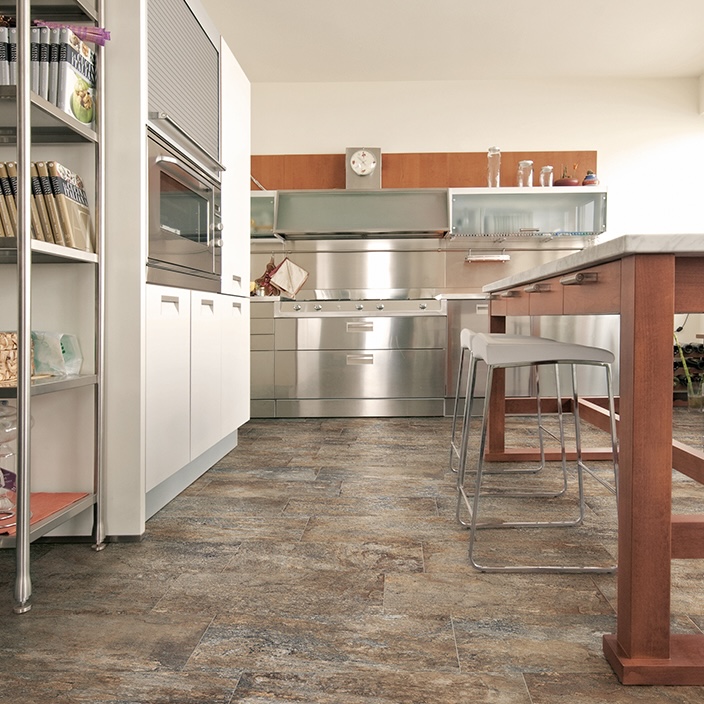 Natural Dark Gray Contemporary Stone Effect Porcelain Tile 30.8X61.5 - EUBE1292