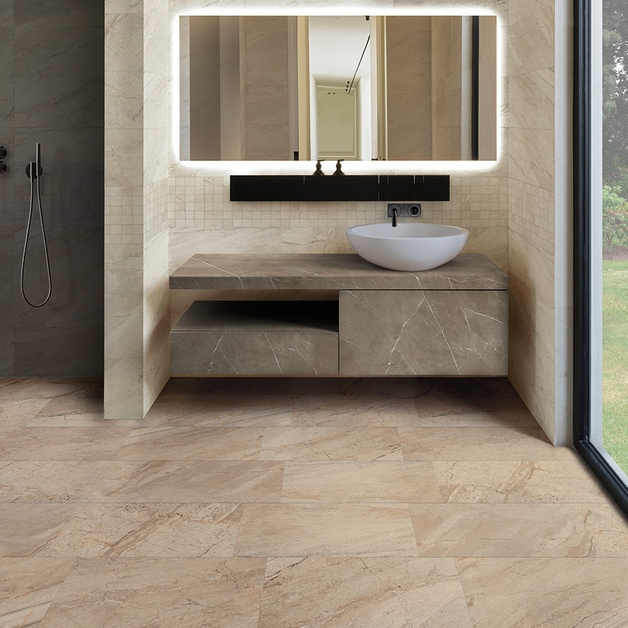 Natural Brown Precious Stone Effect Porcelain Tile 30.8X61.5 - EUDT1302