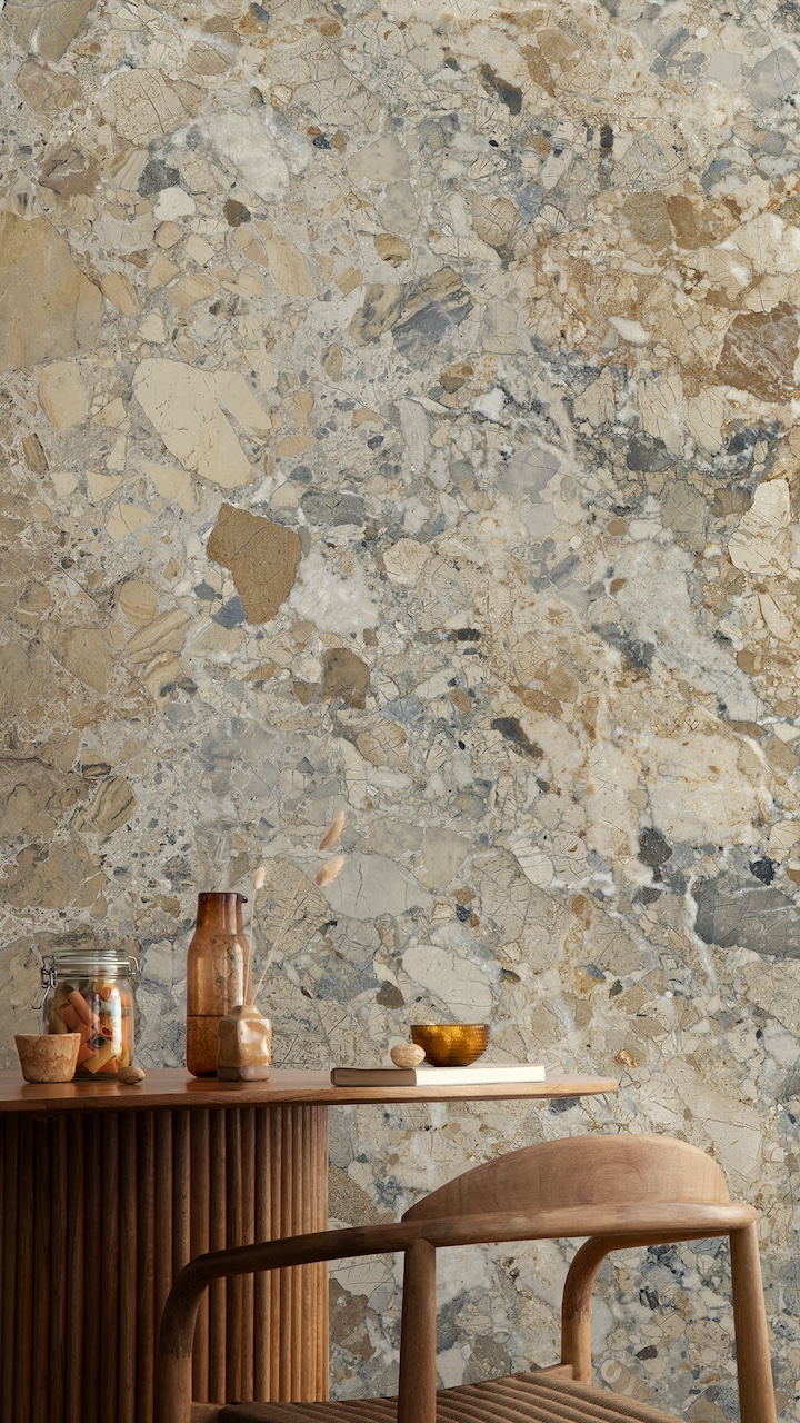 Marble Effect Porcelain Tile Ocean Beige Matt 60X120 - EWAA204