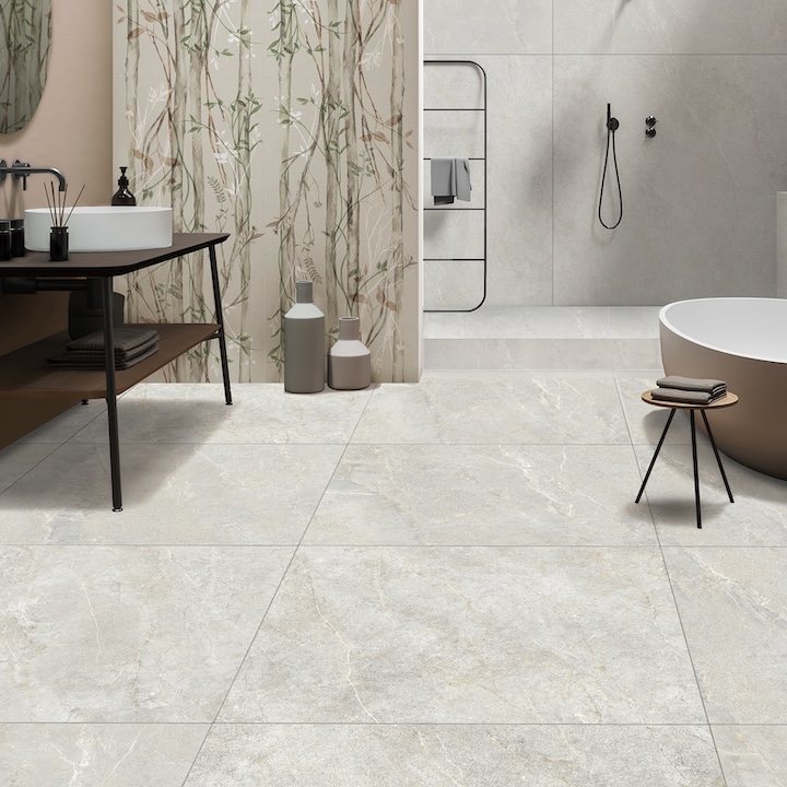 Ice White Veined Stone Effect Porcelain Tile 30X60 - EWBT1335