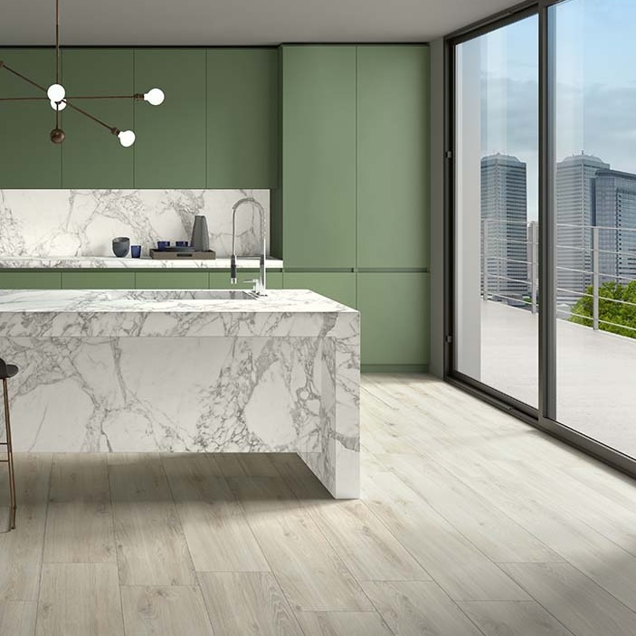 Beige Wood Effect Porcelain Tile 30X160 - EWKL1433