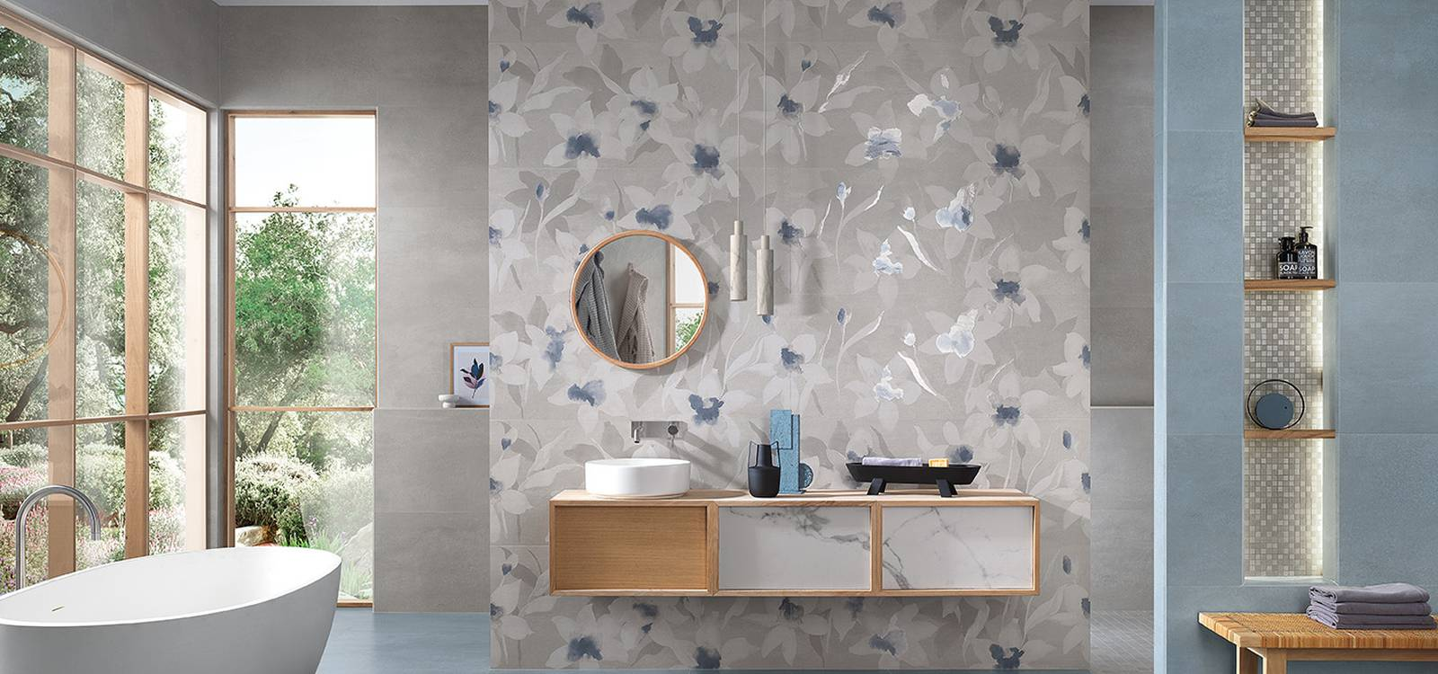 Fap Ylico Flower Concrete 50X120 - fQWE