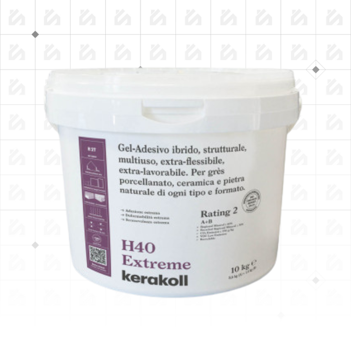 Kerakoll H40 Extreme White C2 - Tile Adhesive (10kg bags)
