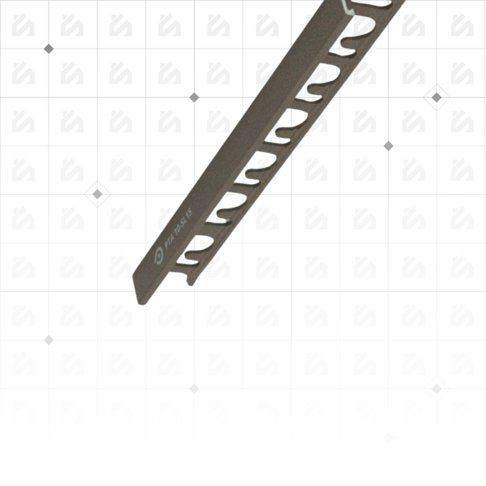Profiles Progress Profiles Proterminal h.6mm Painted Aluminum Stone Grey Smoke 2.7ml