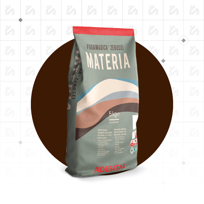 Adesital Fugamagica Zerosei Materia WENGE' 5kg - Grout for Joints